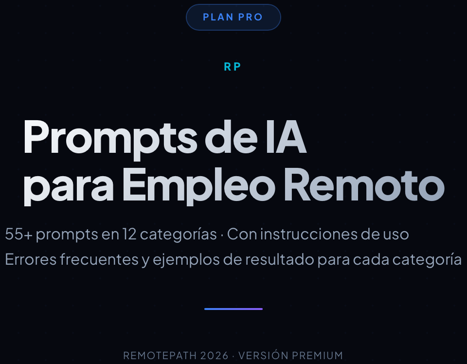 Vista previa — Prompts de IA RemotePath